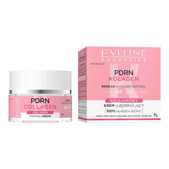 Eveline Cosmetics Korean Skincare PDRN Collagen kolagenowy krem ujędrniający do twarzy 50 ml