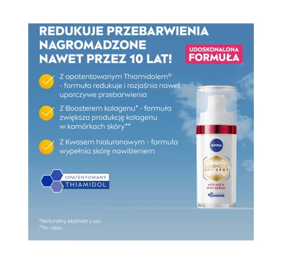 NIVEA Luminous630 Anti-Age serum 2w1 30ml