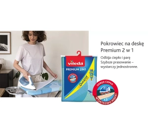 Vileda Premium 2in1 pokrowiec na deskę do prasowania 1 sztuka