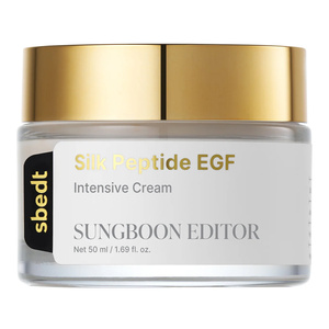 Sungboon Editor Silk Peptide EGF Intensive Cream przeciwzmarszczkowy krem z peptydami jedwabnymi 50 ml