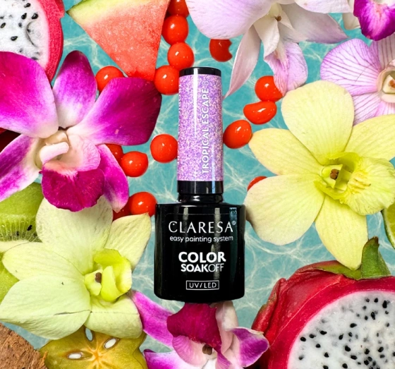 Claresa hybrydowy lakier do paznokci Tropical Escape 8 5 g