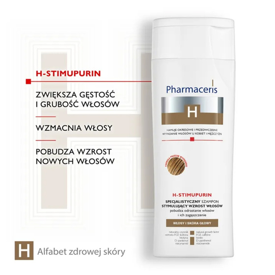 Pharmaceris H Stimupurin specjalistyczny szampon stymulujący wzrost włosów 250 ml