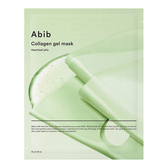 Abib Collagen Gel Mask Heartleaf Jelly kolagenowa maska w płachcie 35 g