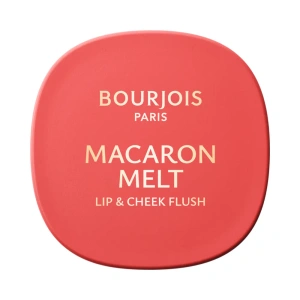 Bourjois Macaron Melt róż do policzków i szminka w formie musu 03 Peach Tatin 5 g