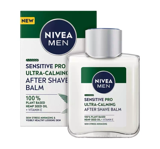 NIVEA MEN Sensitive Pro balsam po goleniu z nasionami konopi 100ml
