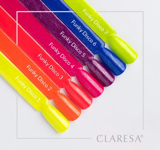 Claresa hybrydowy lakier do paznokci Funky Disco 2 5 g