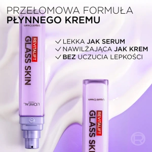 L'Oréal Paris Revitalift Filler Glass Skin lekki krem do twarzy 50 ml