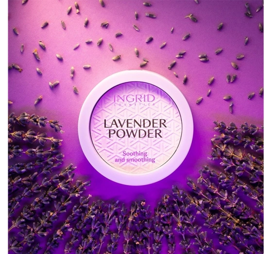 Ingrid Wygładzający puder do twarzy Lavender 8g