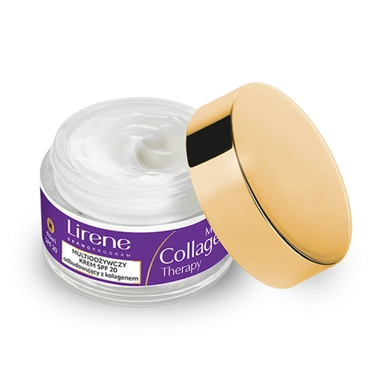 Lirene Mezo Collagen Therapy multiodżywczy krem na dzień 70+ SPF20 50 ml