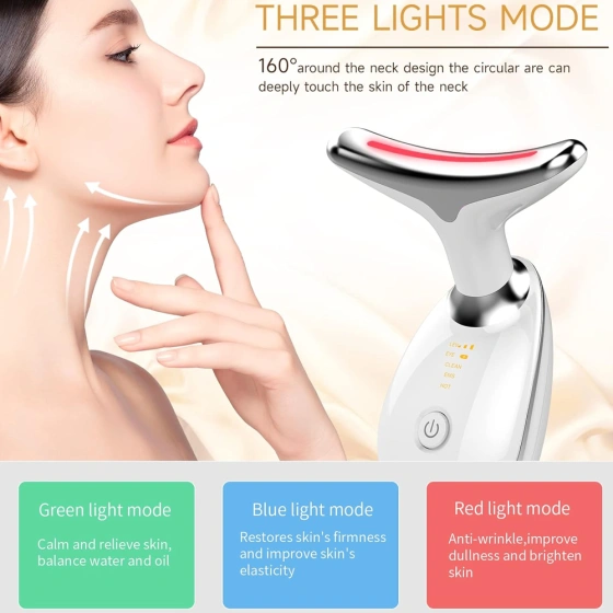 Intense Pulsed Light Wrinkles Reducing Instrument liftingujący masażer do twarzy i szyi ES-1081