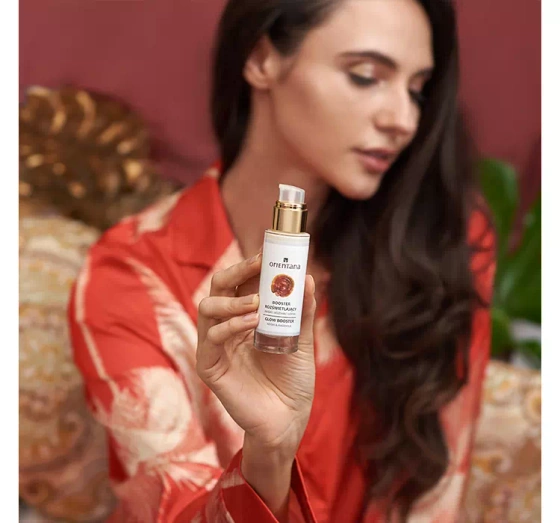 ORIENTANA NATURALNY BOOSTER ROZŚWIETLAJĄCY DO TWARZY NA DZIEŃ REISHI I RÓŻENIEC GÓRSKI 30ML