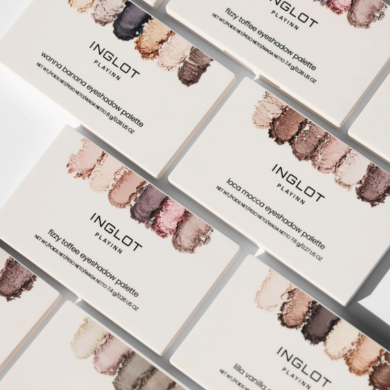 Inglot PlayInn paleta cieni Lilla Vanilla 8,4g