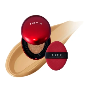 TIRTIR Mask Fit Red Cushion SPF40 PA++ długotrwały mini podkład do twarzy w kompakcie 29N Natural Beige 4,5 g