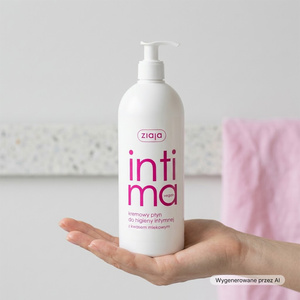Ziaja Intima kremowy płyn do higieny intymnej z kwasem mlekowym 500 ml