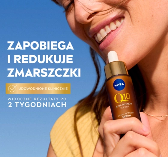NIVEA Q10 przeciwzmarszczkowy ekspert podwójne aktywne serum do twarzy 30ml