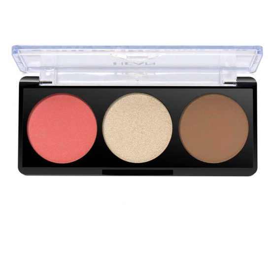 Hean Sculpting Palette 3w1 paleta do konturowania twarzy 03 9 g