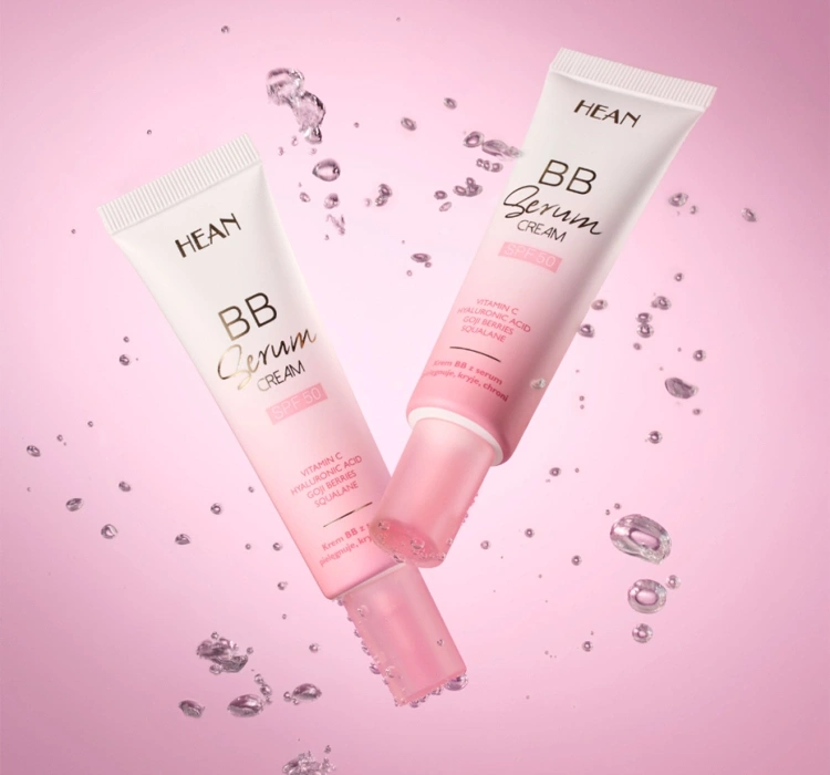 BB-крем для лица Hean BB Serum Cream SPF 50, сияющий, оттенок 03 Medium, 30 мл — фото 3