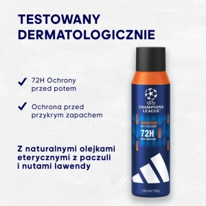 Adidas UEFA Champions League Pro Player antyperspirant spray 150 ml