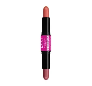 NYX Professional Makeup Wonder Stick dwustronny róż do policzków 02 Honey Orange + Rose 2 × 4 g