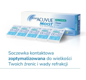 1-DAY ACUVUE® MOIST MULTIFOCAL soczewki kontaktowe 30 sztuk / 8.4 / +4.00 / M