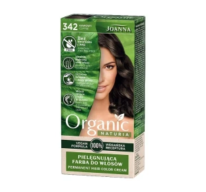 JOANNA NATURIA ORGANIC PIELĘGNUJĄCA FARBA DO WŁOSÓW 342 KAWOWY