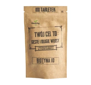TWÓJ CEL TO: GĘSTE I DŁUGIE WŁOSY BIOTYNA 100 TABLETEK
