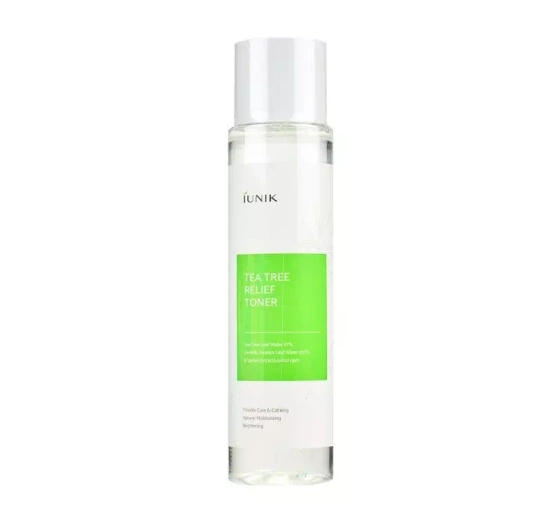 IUNIK TEA TREE RELIEF KOJĄCY TONER Z EKSTRAKTEM DRZEWA HERBACIANEGO 200ML