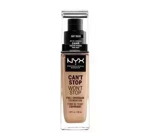 NYX Professional Makeup Can't Stop Won't Stop podkład kryjący 07.5 Soft Beige 30 ml