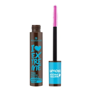 Essence I Love Extreme wodoodporny tusz do rzęs 01 Cozy Brown 12 ml