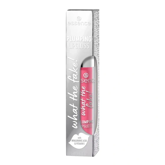 Essece What The Fake! Plumping Lipgloss błyszczyk powiększający usta 102 Pink About It 4 ml