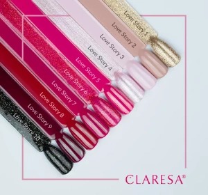 Claresa hybrydowy lakier do paznokci Love Story 1 5 g