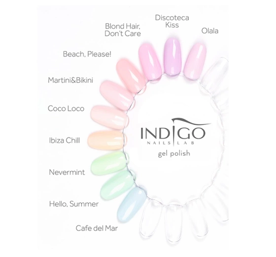 Indigo lakier hybrydowy Discoteca Kiss 7 ml