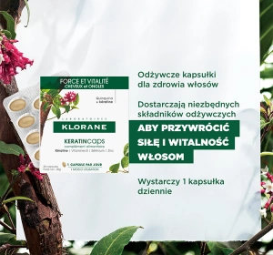 Klorane KERATINcaps suplement diety 30 kapsułek