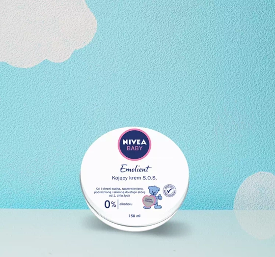 NIVEA BABY Emolient kojący krem S.O.S. dla dzieci 150ml