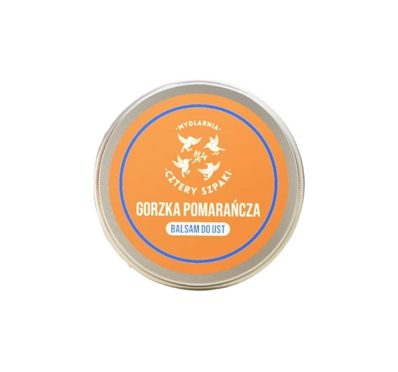 Mydlarnia Cztery Szpaki balsam do ust Gorzka Pomarańcza 15 ml