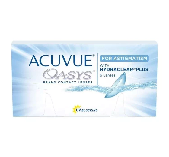 ACUVUE® OASYS for ASTIGMATISM soczewki kontaktowe 6 sztuk /8.6/-2.75/-1.25/170