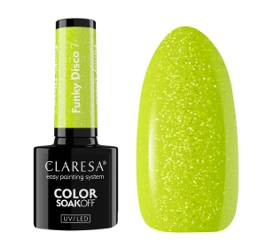 Claresa hybrydowy lakier do paznokci Funky Disco 7 5 g