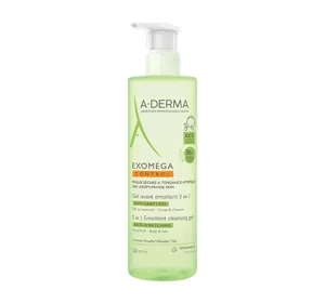 A-Derma Exomega Control żel emolient do mycia 2w1 przeciw drapaniu 500 ml