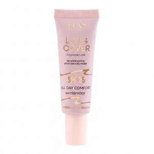 Hean Long Cover All Day Comfort wodoodporny podkład kryjący SPF25 C1 Ivory 25 ml