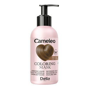 Delia Cameleo koloryzująca maska do włosów 3w1 Jasny Brąz 120 ml