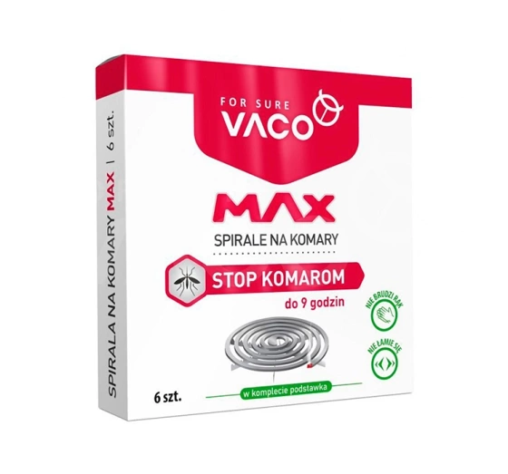 Vaco Max Spirale na komary kadzidełka 6 sztuk