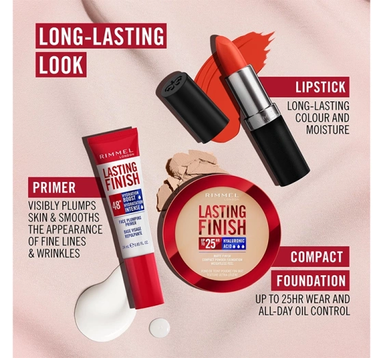 Rimmel Lasting Finish satynowa pomadka w sztyfcie 904 Pink Frosting 4g