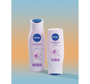 NIVEA Hairmilk Shine szampon do włosów dla naturalnego połysku 400 ml