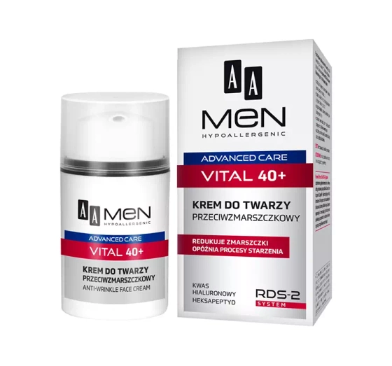 AA MEN ADVANCED CARE KREM DO TWARZY VITAL 40+