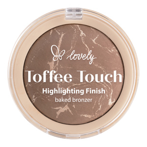 Lovely Toffee Touch wypiekany bronzer do twarzy z rozświetlającym wykończeniem 2 9 g