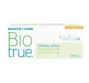 BIOTRUE ONEDAY FOR ASTIGMATISM 30 SZTUK 8.4/-0.75/-2.25/90