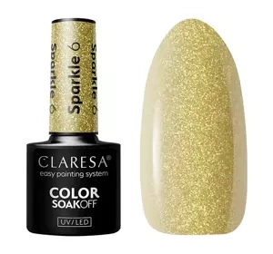 Claresa hybrydowy lakier do paznokci Sparkle 6 5 g