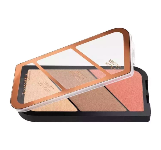 RIMMEL KATE PALETKA ROZŚWIETLACZ BRONZER RÓŻ 002 18,5G