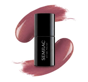 Semilac lakier hybrydowy 377 Shimmer Stone Ruby 7 ml