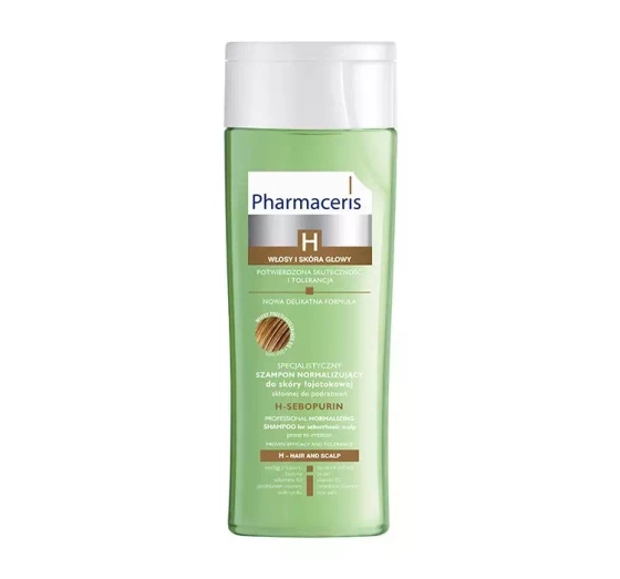 PHARMACERIS H SEBOPURIN SPECJALISTYCZNY SZAMPON NORMALIZUJĄCY 250ML